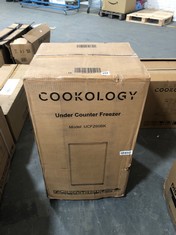 COOKOLOGY UNDER COUNTER FREEZER MODEL NO: UCFZ60BK RRP £149 (PALLET 11)