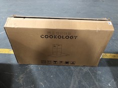 COOKOLOGY 60CM BLACK CHIMNEY COOKER HOOD - MODEL NO. TSH601BK (PALLET 11)