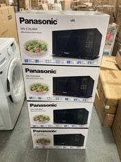 4 X PANASONIC MICROWAVE OVENS MODEL NN-E28JBBM BLACK