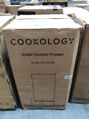 COOKOLOGY UNDER COUNTER FRIDGE MODEL NO: UCFZ60BK RRP £149 (PALLET 20)