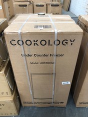 COOKOLOGY UNDER COUNTER FREEZER - MODEL: UCFZ60WH - RRP £130