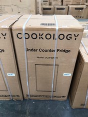 COOKOLOGY UNDER COUNTER FRIDGE MODEL NO.: UCIF93WH - RRP £140