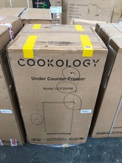 COOKOLOGY UNDER COUNTER FREEZER - MODEL: UCFZ60BK - RRP £130 (PALLET 18)