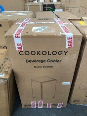 COOKOLOGY BEVERAGE COOLER - MODEL: BC96BK - RRP £215 (PALLET 18)