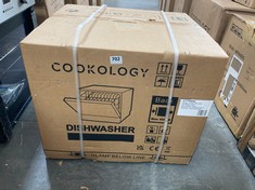 COOKOLOGY 6 PLACE TABLE TOP DISHWASHER IN SILVER MODEL NO- CTTD6SL RRP-£199.99 (PALLET 6)