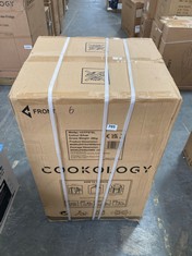 COOKOLOGY 87L 2 DOOR UNDERCOUNTER FRIDGE IN SILVER MODEL NO- UCFF87SL RRP- £149.99 (PALLET 6)