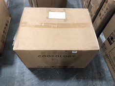 COOKOLOGY 60CM BLACK ANGLED COOKER HOOD WITH TOUCH CONTROLS MODEL NO- VER604BK/A++ RRP- £139.99 (PALLET 7)