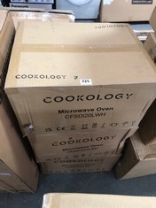 3X ASSORTED COOKOLOGY MICROWAVE OVENS TO INCLUDE COOKOLOGY MICROWAVE OVEN IN WHITE MODEL NO- CFSDI20LWH RRP - £66.00 (PALLET 7)