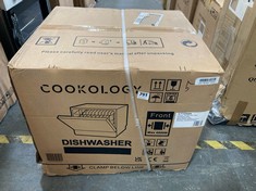 COOKOLOGY CTTD6BK 6 PLACE TABLE TOP DISHWASHER- RRP £199.99 (PALLET 5)