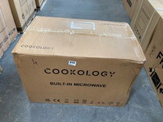 COOKOLOGY BUILT IN MICROWAVE IN BLACK MODEL NO IM20LBK (PALLET 4)