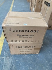 COOKOLOGY MICROWAVE OVEN MODEL: CMAFS20LWH TO INCLUDE MICROWAVE OVEN CMA S20LBK (PALLET 8)