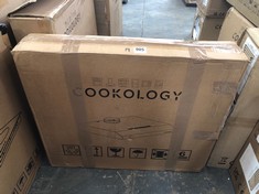 COOKOLOGY 60CM BLACK VISOR COOKER HOOD EXTRACTOR FAN VISOR600BK (PALLET 19)