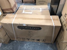 COOKOLOGY 90CM BLACK CHIMNEY COOKER HOOD CH900BK (PALLET 19)