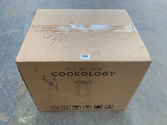 COOKOLOGY HICYL351WH 35CM ISLAND COOKER HOOD EXTRACTOR FAN ( PALLET 1 )