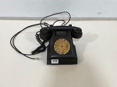 VINTAGE TELEPHONE IN BLACK