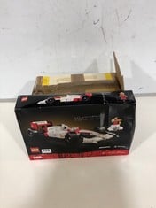 BOX OF ASSORTED LEGO TO INCLUDE MCLAREN 10330 MP4/4 & AYRTON SENNA