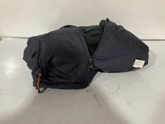 NIKE REVERSIBLE JACKET NAVY/BOTTLE GREEN FLEECE SIZE M