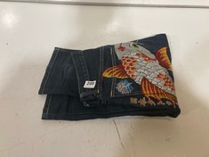 SVGOI JEANS JAPAN TATTOO DARK BLUE WITH LOGO SIZE UNKNOWN