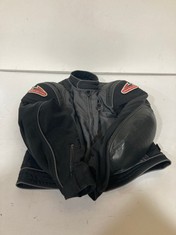 HEIN GERICK MOTORCYCLE JACKET BLACK/GREY WITH LOGO SIZE M