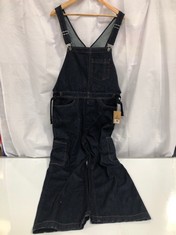 GRAMICCI DENIM WOMEN'S ROCK SLIDE OVERALL - DARK INDIGO SIZE M - RRP £180