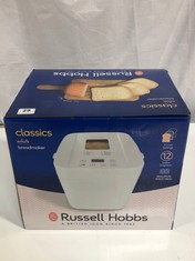 RUSSELL HOBBS CLASSIC WHITE BREADMAKER - RRP £100