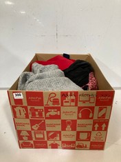 BOX OF ASSORTED ADULT CLOTHING TO INCLUDE FRIENDS LIKE THESE KNIT CARDIGAN GREY SIZE 12