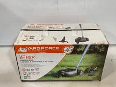 YARD FORCE IFLEX CORDLESS MOWER & TRIMMER 2-IN-1 SET - RRP £234