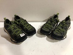 2 X TIMBERLAND TRAINERS ARMY GREEN/GREEN SIZES 8.5 & 9