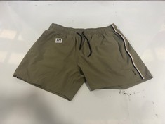 BOSS BEACHWEAR SWIM SHORTS KHKAI GREEN SIZE M