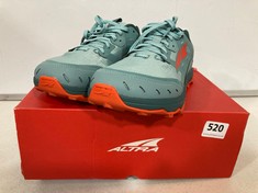 ALTRA W LONE PEAK 6 TRAINERS TURQUOISE SIZE 7.5