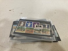 10 X PACKS OF ASSORTED ANTIQUE AND VINTAGE BRITISH AND INTERNATIONAL STAMPS