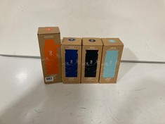 4 X ASSORTED OCEAN BOTTLES TO INCLUDE SKY BLUE 350ML