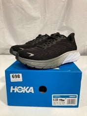 HOKA W ARAHI 6 TRAINERS BLACK/WHITE SIZE 5 RRP- £130