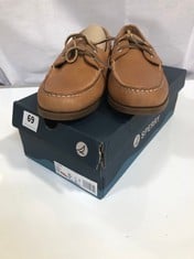 SPERRY A/0 SAHARA LEATHER MEN'S BOAT SHOES - MUSCADE - UK 10 - RRP £100