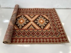 CAGE OF ASSORTED RUGS TO INCLUDE SURYA ELAZIZ RUG - MULTI - SIZE 5'3'' X 7'6'' ( CAGE NOT INCLUDED ) (KERBSIDE PALLET DELIVERY)