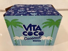 CAGE OF VITA COCO - COCONUT WATER TETRA PAK ORIGINAL - PACK OF 12 X 500ML / EACH BBE.: 12/09/24 ( CAGE NOT INCLUDED) (COLLECTION ONLY )