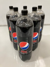 PALLET OF PEPSI MAX - MAXIMUM TASTE NO SUGAR - 2L BBD: JUN 24 ( COLLECTION ONLY )