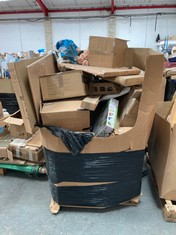 PALLET OF ASSORTED ITEMS TO INCLUDE CAT IT PLAY (KERBSIDE PALLET DELIVERY)