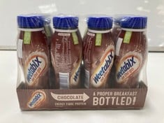 20 X PACKS OF WEETABIX ON THE GO - CHOCOLATE DRINK - PACK OF 8/EACH - BBE.: 24/04/24 ( COLLECTION ONLY )