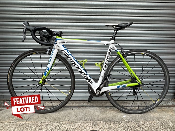 Cannondale SuperSix Carbon Fibre Road Bike (MPSS3292000)(VAT ONLY PAYABLE ON BUYERS PREMIUM)