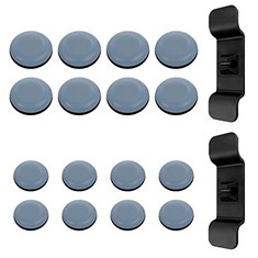 QUANTITY OF ASSORTED ITEMS TO INCLUDE 16PCS FURNITURE SLIDERS AND 2PCS APPLIANCE CORD WINDER FURNITURE GLIDES, ROUND SELF-ADHESIVE FURNITURE SLIDERS, SELF-STICK FURNITURE SLIDERS PADS FOR SMOOTH FLOO