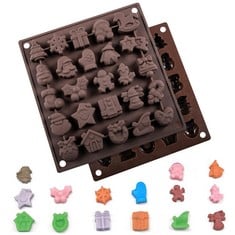 QUANTITY OF ASSORTED ITEMS TO INCLUDE    CHOCOLATE MOULD SANTA CLAUS SNOWMAN SILICONE FONDANT MOLD CAKE DECORATING CANDY JELLO PASTRY MUFFIN PUDDING DESSERT BAKING MOULDS FOR XMAS PARTY SUPPLIES: LOC