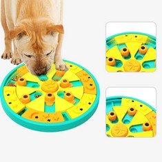 13 X YUMSUR DOG PUZZLE TOYS,INTERACTIVE DOG TOYS FOR DOGS TRAINING FUNNY FEEDING,DOG TREAT PUZZLE FOR SMALL AND MEDIUM DOGS,IMPROVE IQ PUZZLE BOWL FOR PUPPY PET - TOTAL RRP £141: LOCATION - RACK C