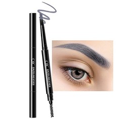 36 X EYEBROW PENCILS, EYEBROW PEN, BROW PENCILS WITH BROW-BRUSH EASY MAKEUP TOOL, NATURAL LOOKING LONG-LASTING EYEBROW PENCILS, EYEBROW TINTING TOOL, 1 PC GRAY EYEBROW PENCILS - TOTAL RRP £120: LOCAT