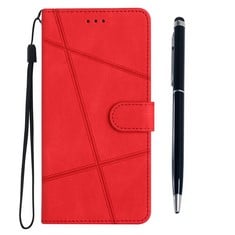 QUANTITY OF ASSORTED ITEMS TO INCLUDE FLIP PREMIUM WALLET PHONE CASE SHOCKPROOF PU LEATHER MAGNET COVER DESIGNED FOR SAMSUNG GALAXY A6 WITH KICKSTAND CARD HOLDER & 1 TOUCH PEN - RED RRP £295:: LOCATI