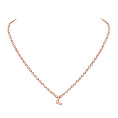 QUANTITY OF ASSORTED ITEMS TO INCLUDE SUPLIGHT ROSE GOLD PLATED INITIAL LETTER NECKLACE L, DAINTY SMALL DELICATE HYPOALLERGENIC MONOGRAM ALPHABET CHOKER NECKLACE FOR WOMEN TEEN GIRLS RRP £210:: LOCAT