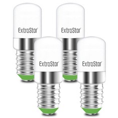 15 X EXTRASTAR E14 MINI LED BULBS, 1.8W SES SMALL EDISON SCREW LIGHT BULB, 6500K COOL LIGHT DAYLIGHT ENERGY SAVING PYGMY LAMP, 130LM, NON-DIMMABLE, PACK OF 4 - TOTAL RRP £112: LOCATION - RACK D