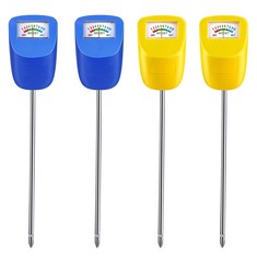 16 X TETEK SOIL MOISTURE METER, PLANT HYGROMETER, WATER MONITOR TESTER, FOR GARDEN, FLOWER POTS, LAWN, 4 PACK - TOTAL RRP £200: LOCATION - RACK D