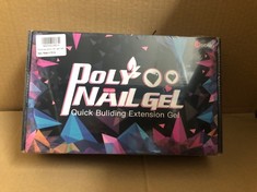 12 X POLY NAIL GEL QUICK BUILDING EXTENSION GEL RRP £159: LOCATION - RACK D