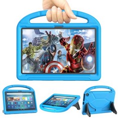 12 X KIDS CASE FOR 11 TABLET - SONLARYIN LIGHT WEIGHT SHOCK PROOF COVER FOR 11 INCH TABLET, INCOMPATIBLE WITH IPAD - BLUE - TOTAL RRP £96: LOCATION - RACK E